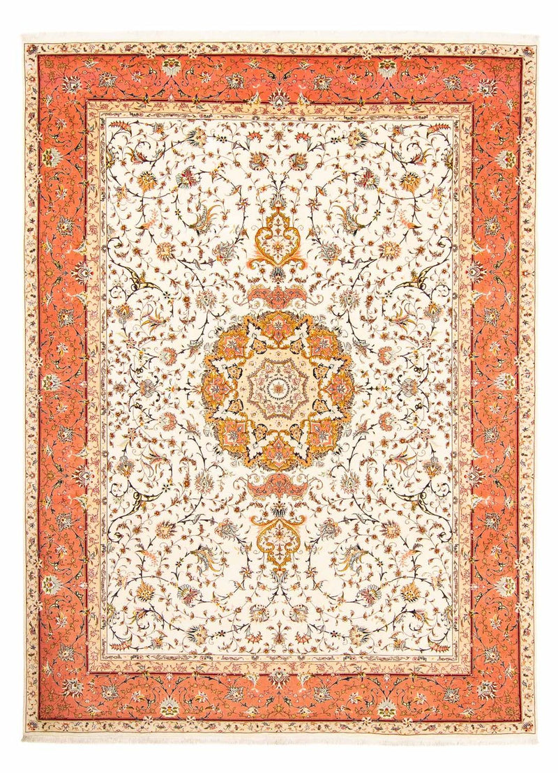 Alfombra Persa - Tabriz - Real - 403 x 298 cm - beige