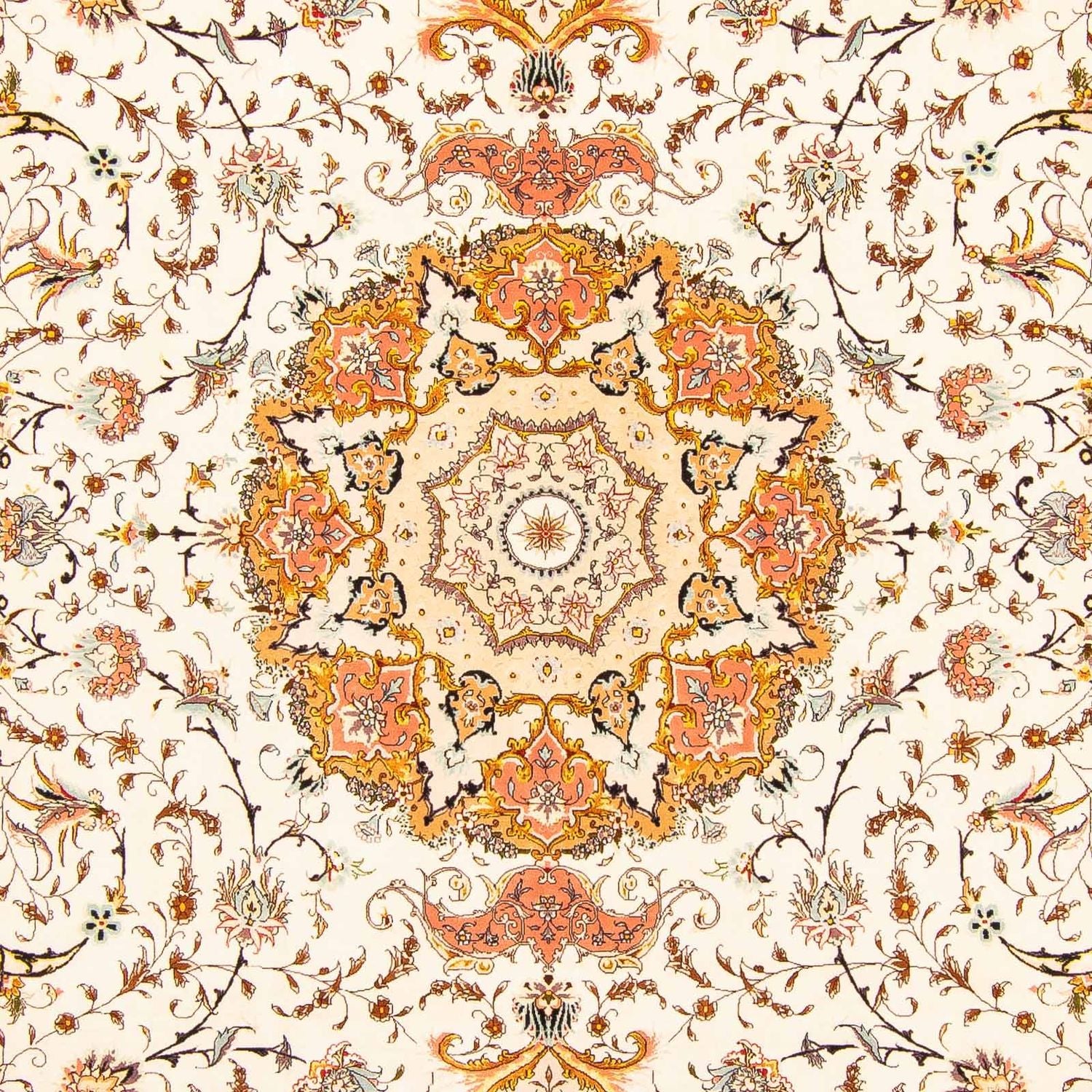 Alfombra Persa - Tabriz - Real - 403 x 298 cm - beige