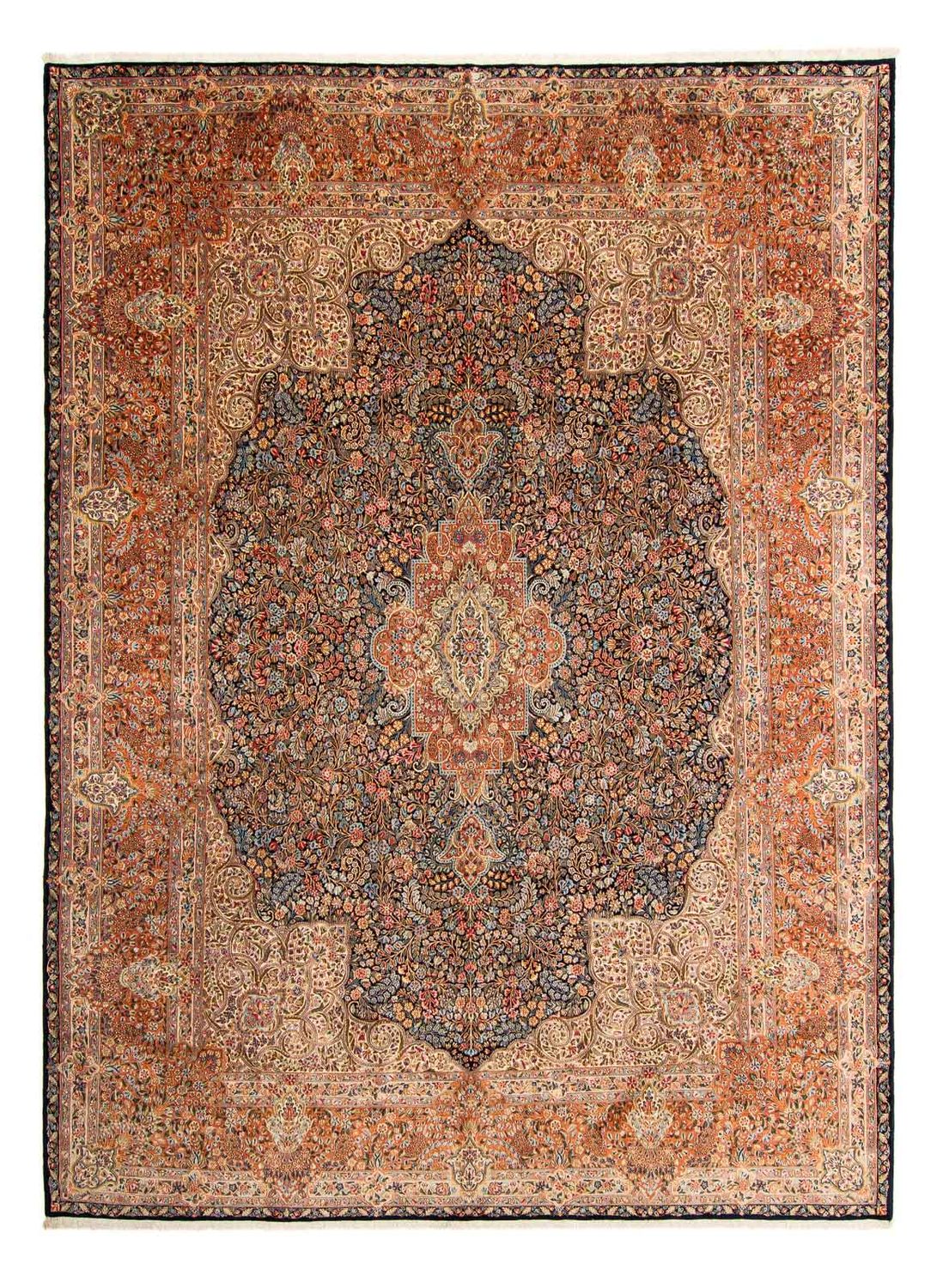 Alfombra persa - Real - 400 x 302 cm - marrón