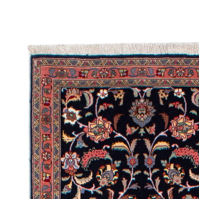Alfombra de pasillo Alfombra Persa - Tabriz - Real - 298 x 65 cm - azul oscuro