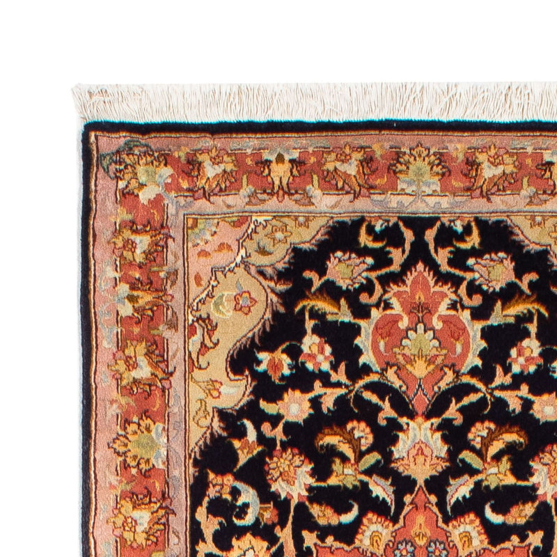 Alfombra de pasillo Alfombra Persa - Tabriz - Real - 295 x 68 cm - azul oscuro