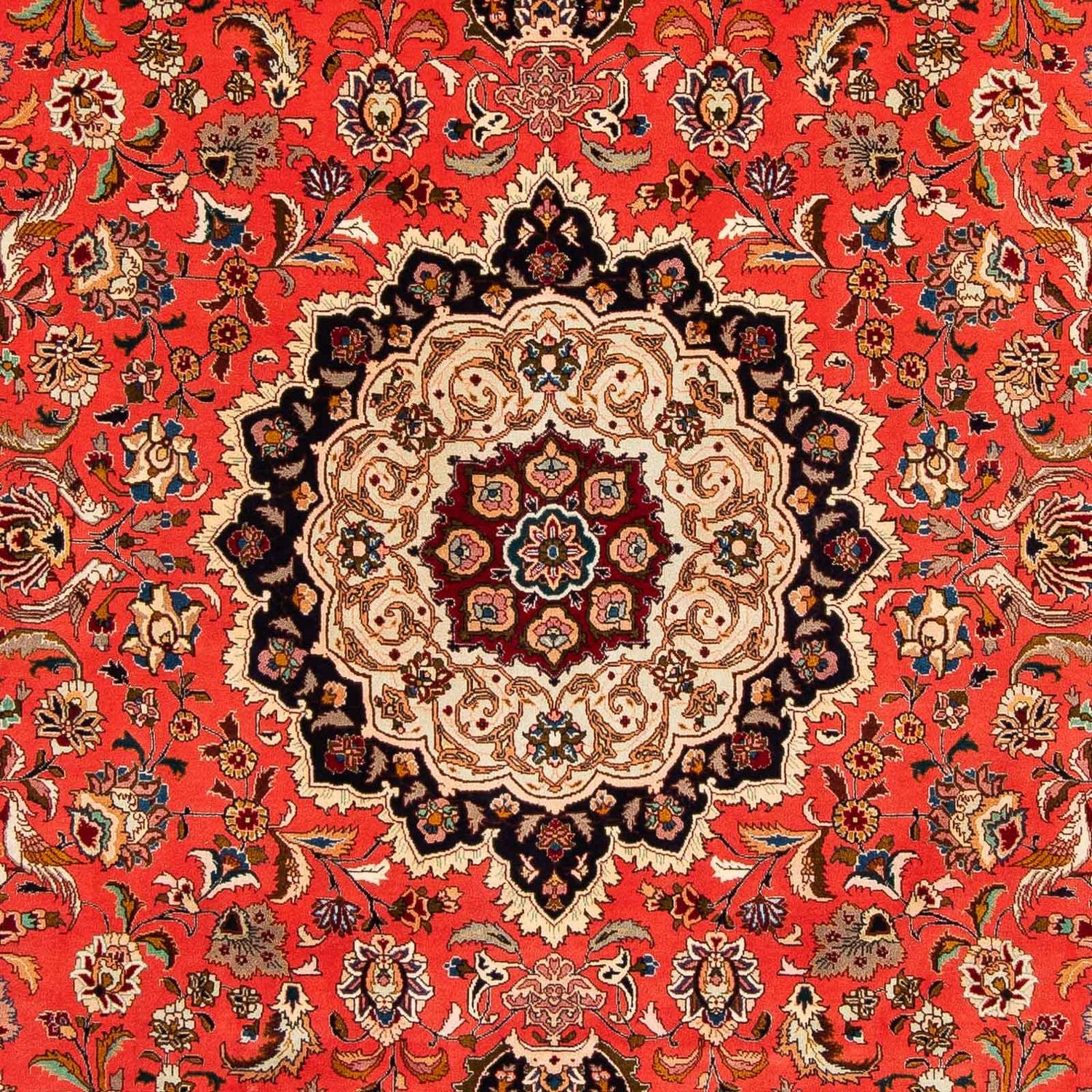 Alfombra Persa - Tabriz - Real - 304 x 206 cm - rojo