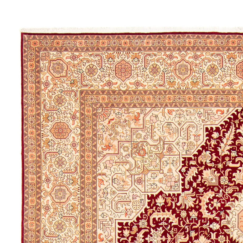 Alfombra Persa - Tabriz - Real - 400 x 298 cm - rojo oscuro