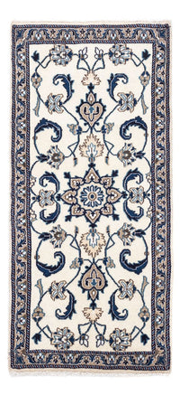 Alfombra persa - Nain - 142 x 68 cm - beige