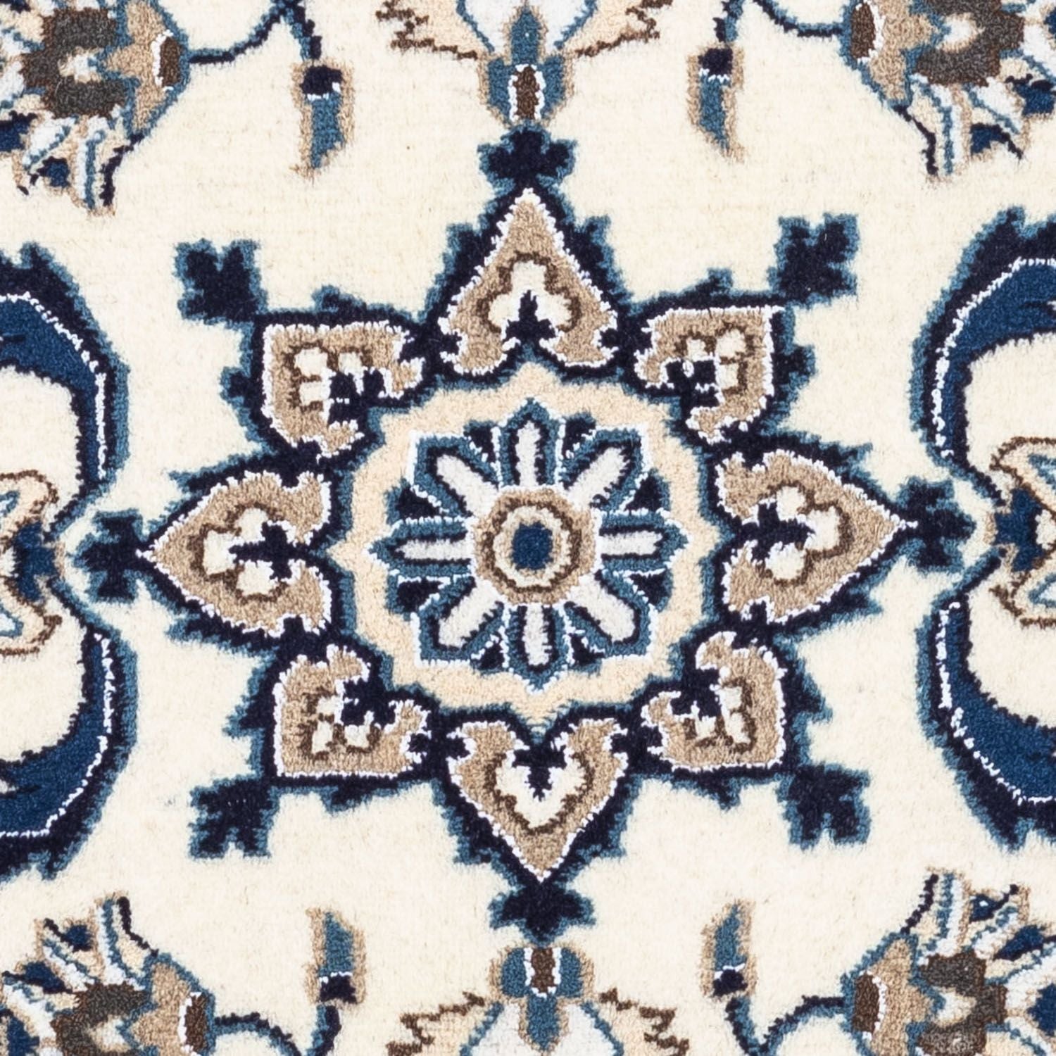 Alfombra persa - Nain - 142 x 68 cm - beige
