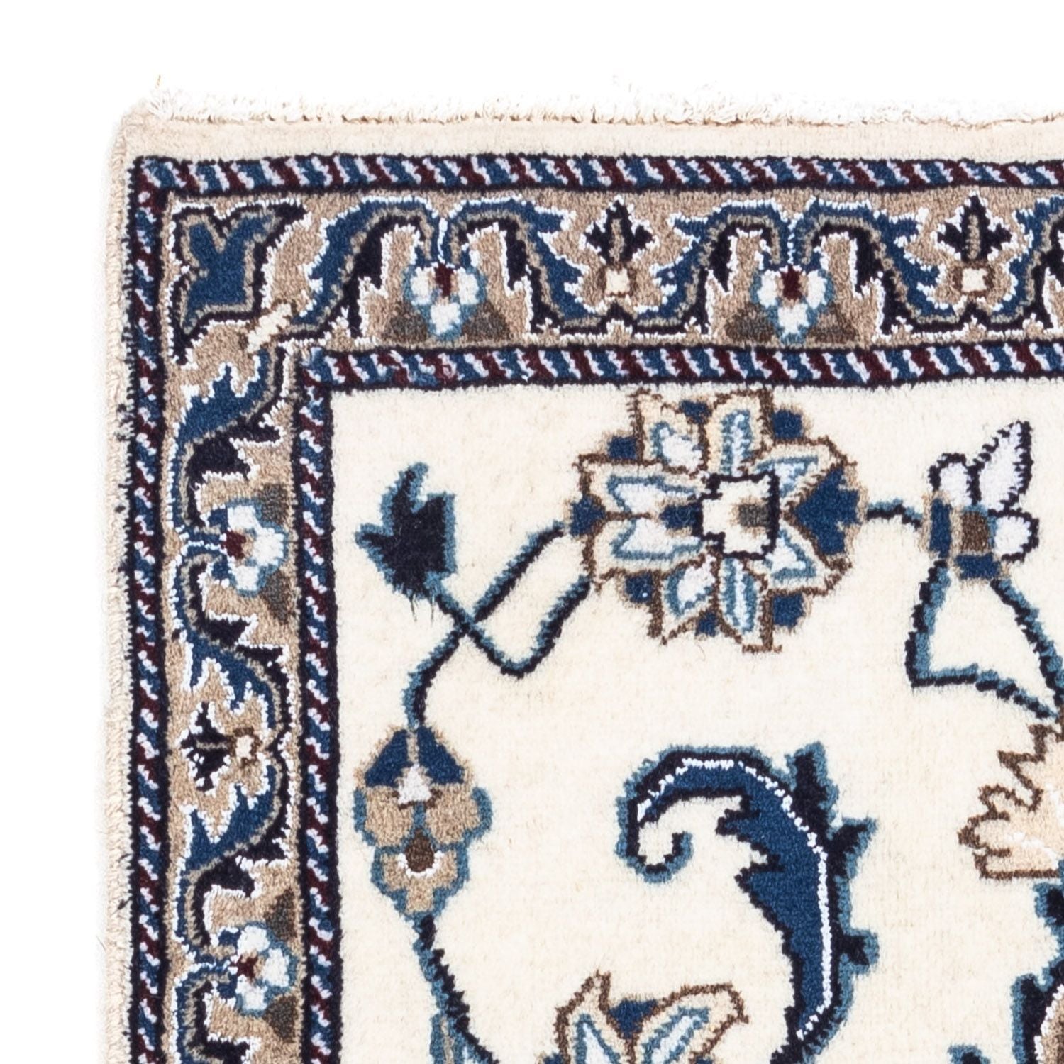 Alfombra persa - Nain - 142 x 68 cm - beige