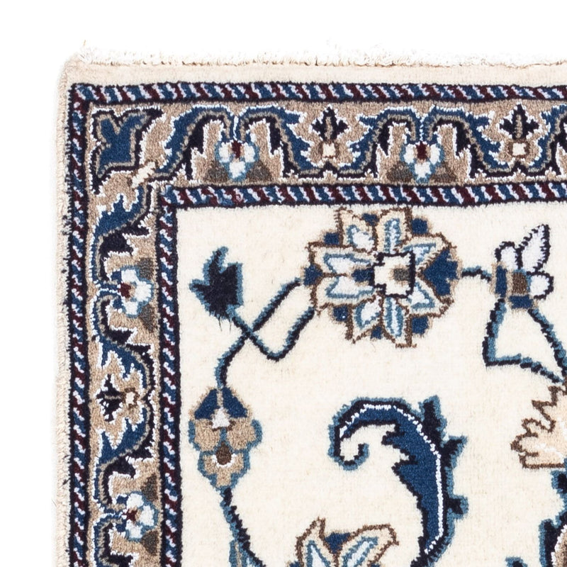 Alfombra persa - Nain - 142 x 68 cm - beige