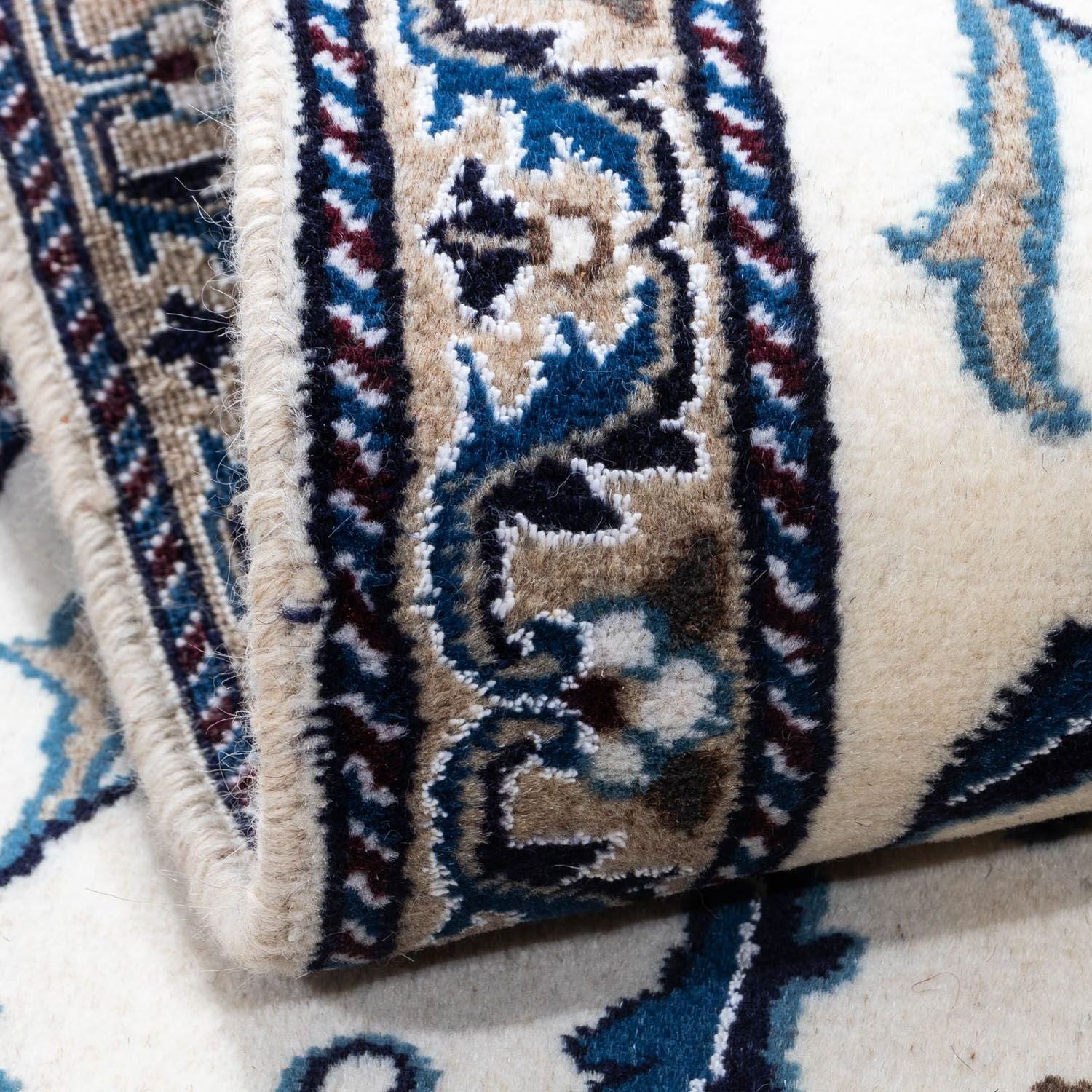 Alfombra persa - Nain - 142 x 68 cm - beige