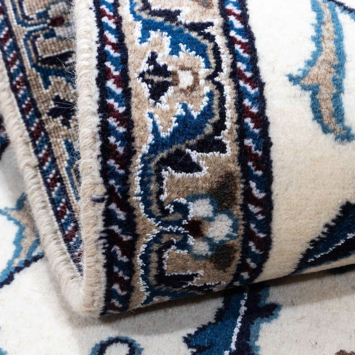 Alfombra persa - Nain - 142 x 68 cm - beige