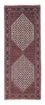 Alfombra de pasillo Alfombra persa - Bidjar - 214 x 83 cm - rojo claro