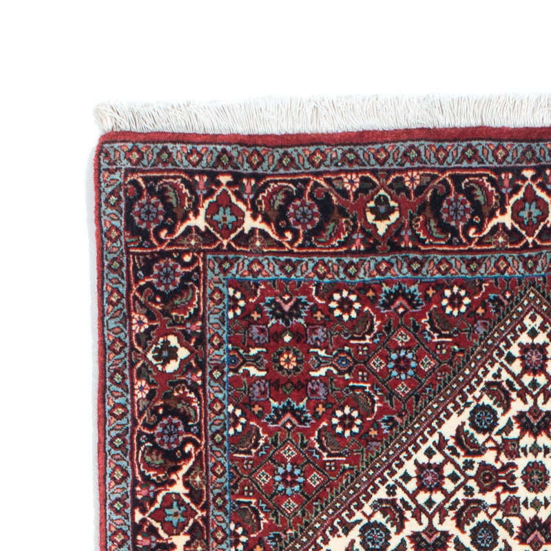 Alfombra de pasillo Alfombra persa - Bidjar - 214 x 83 cm - rojo claro