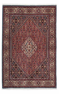Alfombra persa - Bidjar - 210 x 136 cm - rojo