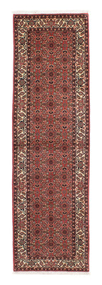 Alfombra de pasillo Alfombra persa - Bidjar - 295 x 83 cm - rojo oscuro
