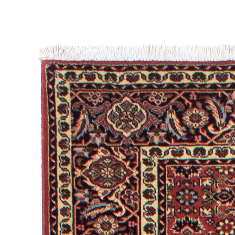 Alfombra de pasillo Alfombra persa - Bidjar - 298 x 85 cm - rojo oscuro