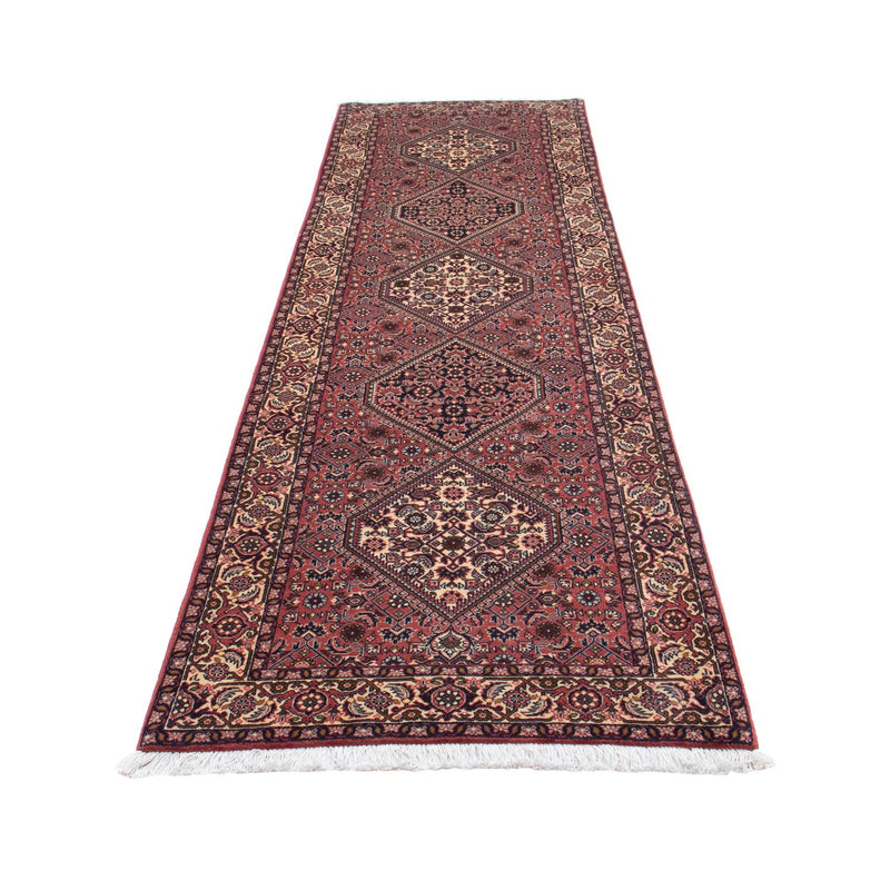 Alfombra de pasillo Alfombra persa - Bidjar - 310 x 83 cm - rojo claro
