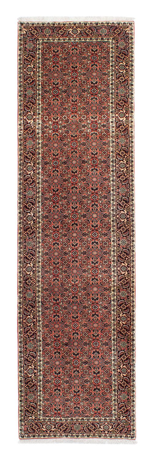 Alfombra de pasillo Alfombra persa - Bidjar - 290 x 79 cm - rojo claro