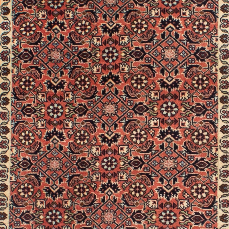 Alfombra de pasillo Alfombra persa - Bidjar - 290 x 79 cm - rojo claro