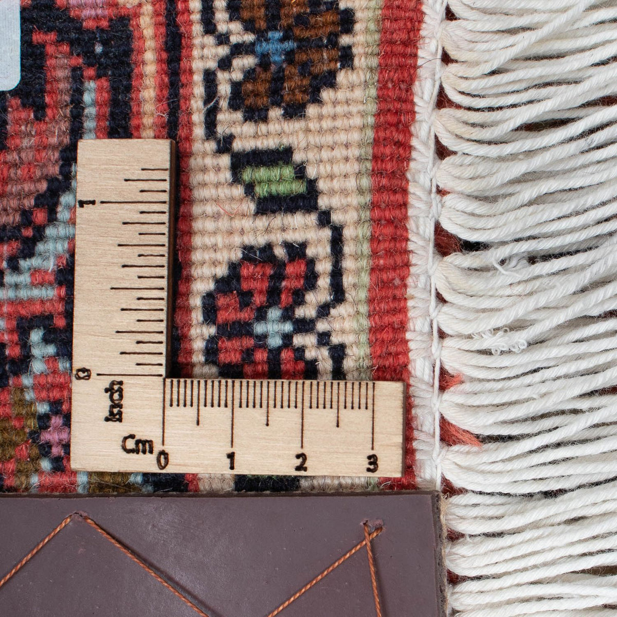 Alfombra de pasillo Alfombra persa - Bidjar - 290 x 79 cm - rojo claro