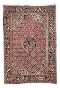 Alfombra persa - Bidjar - 250 x 168 cm - rojo claro