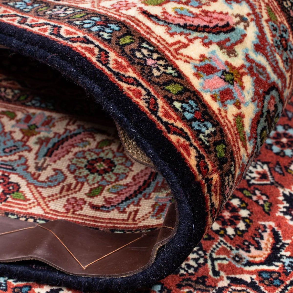 Alfombra persa - Bidjar - 203 x 138 cm - rojo