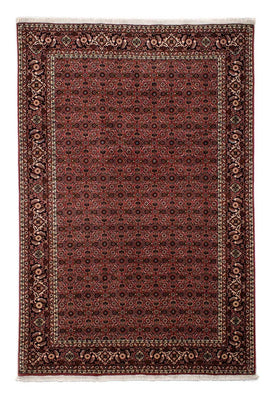 Alfombra persa - Bidjar - 295 x 196 cm - rojo oscuro