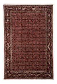 Alfombra persa - Bidjar - 295 x 196 cm - rojo oscuro