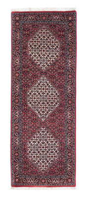 Alfombra de pasillo Alfombra persa - Bidjar - 210 x 75 cm - rojo