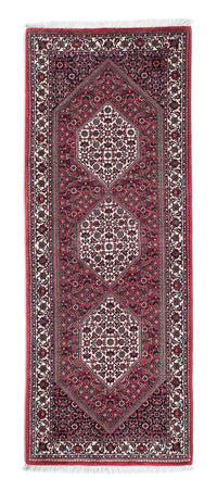 Alfombra de pasillo Alfombra persa - Bidjar - 208 x 74 cm - rojo