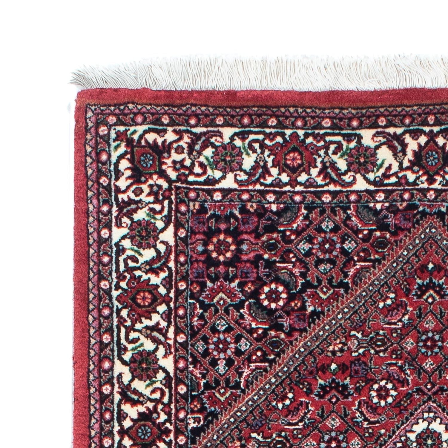 Alfombra de pasillo Alfombra persa - Bidjar - 208 x 74 cm - rojo
