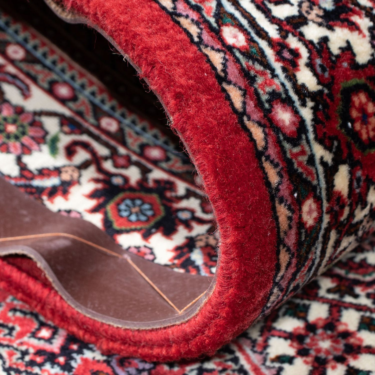 Alfombra de pasillo Alfombra persa - Bidjar - 208 x 74 cm - rojo