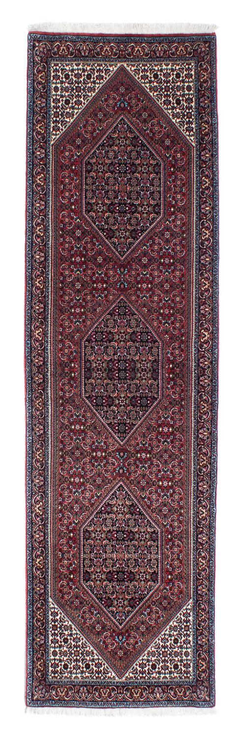 Alfombra de pasillo Alfombra persa - Bidjar - 253 x 72 cm - óxido