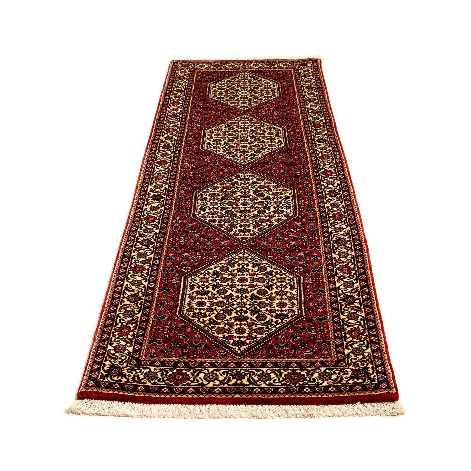 Alfombra de pasillo Alfombra persa - Bidjar - 247 x 73 cm - multicolor