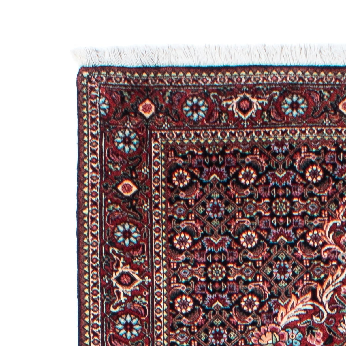 Alfombra de pasillo Alfombra persa - Bidjar - 298 x 82 cm - azul oscuro