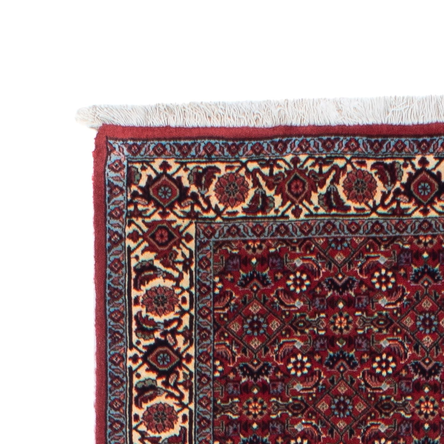 Alfombra de pasillo Alfombra persa - Bidjar - 302 x 81 cm - rojo