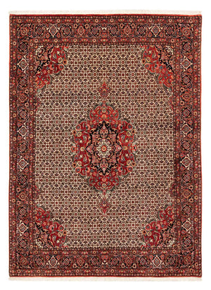 Alfombra persa - Bidjar - 258 x 200 cm - rojo oscuro
