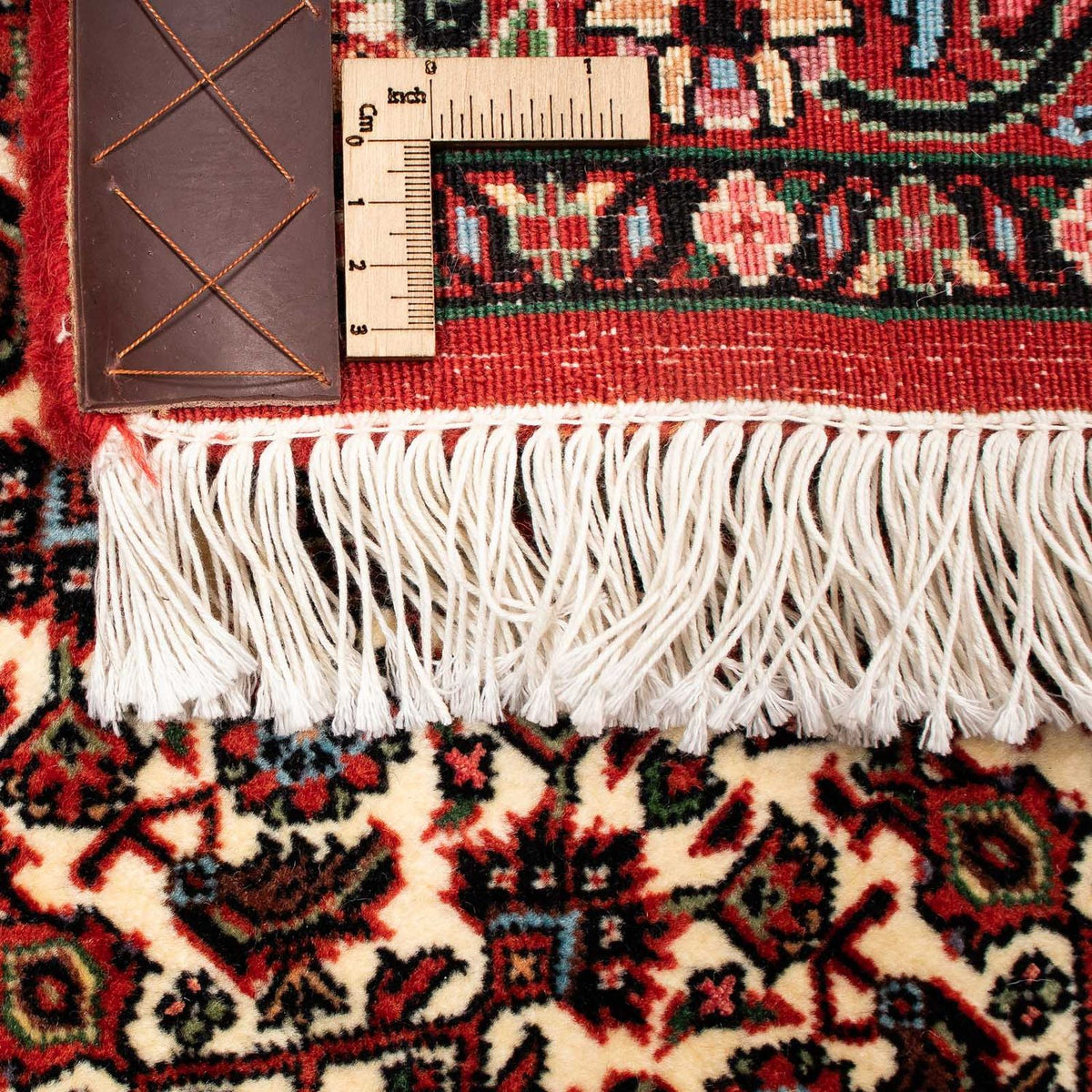 Alfombra persa - Bidjar - 258 x 200 cm - rojo oscuro