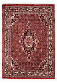 Alfombra persa - Bidjar - 233 x 168 cm - rojo oscuro