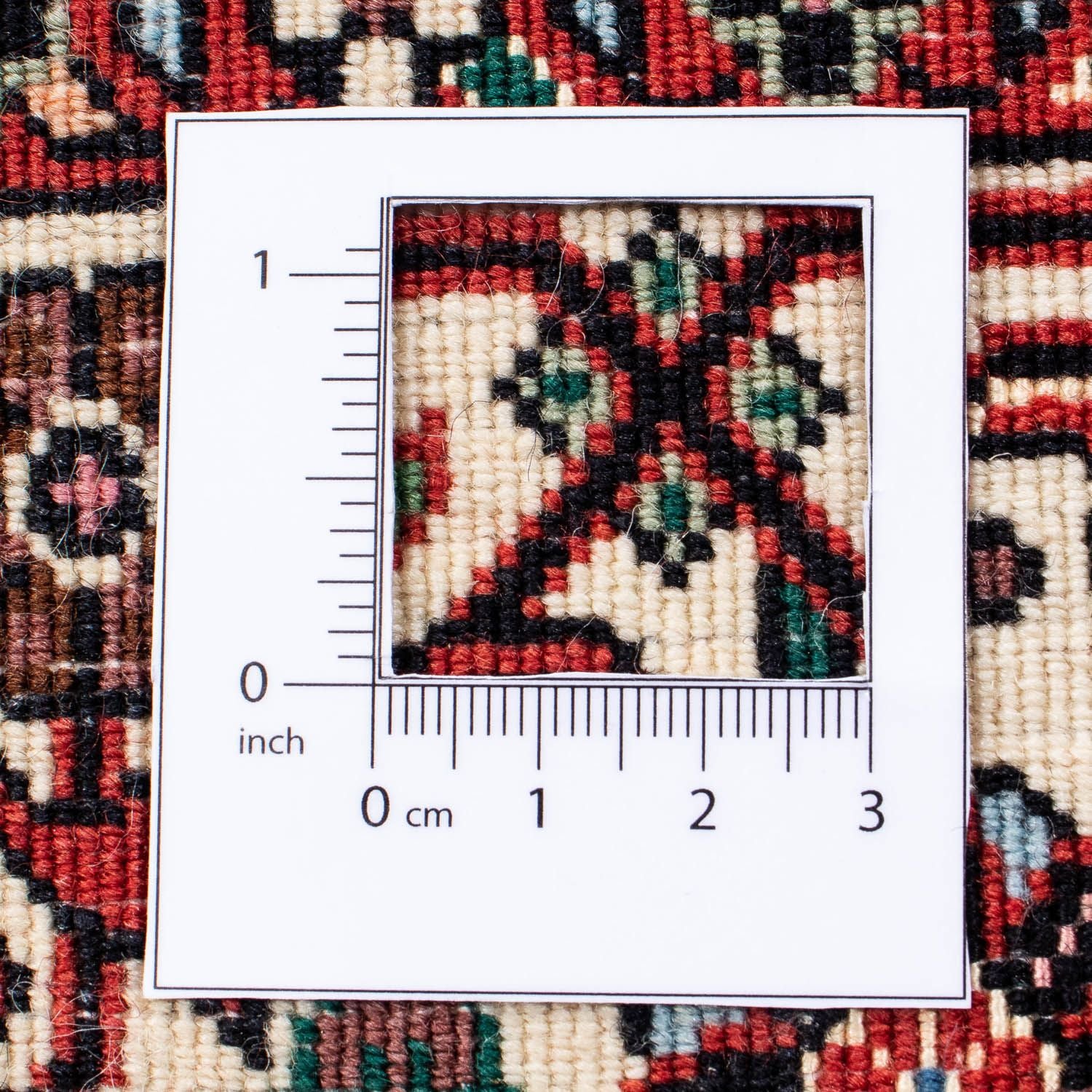 Alfombra persa - Bidjar - 233 x 168 cm - rojo oscuro