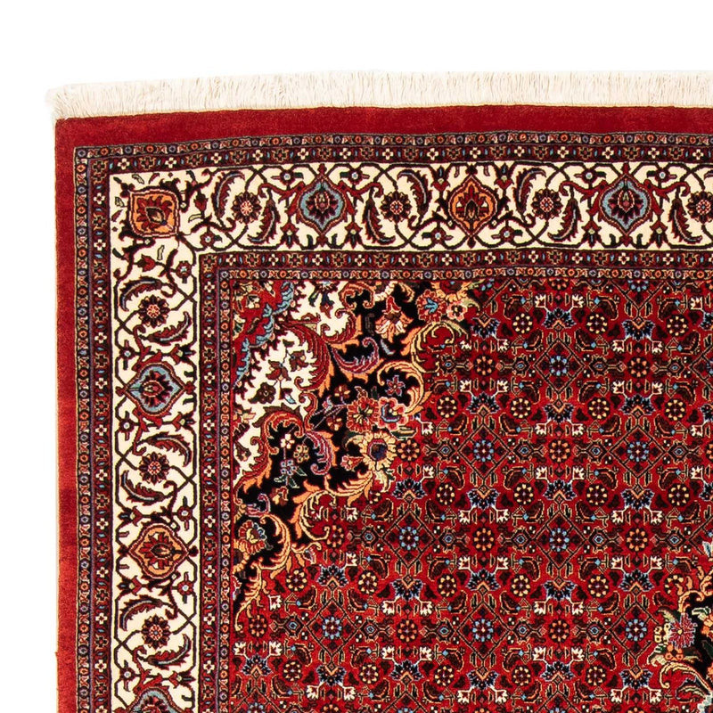 Alfombra persa - Bidjar - 242 x 168 cm - rojo oscuro
