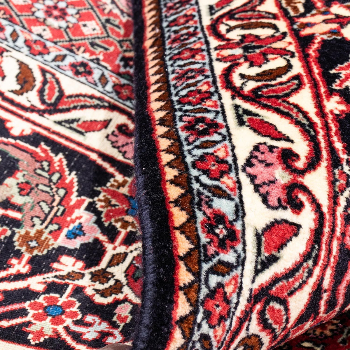 Alfombra persa - Bidjar - 340 x 255 cm - rojo claro