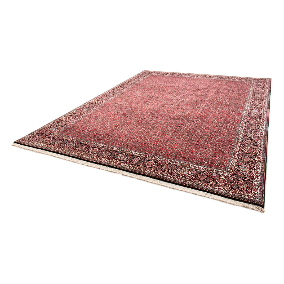 Alfombra persa - Bidjar - 340 x 255 cm - rojo claro