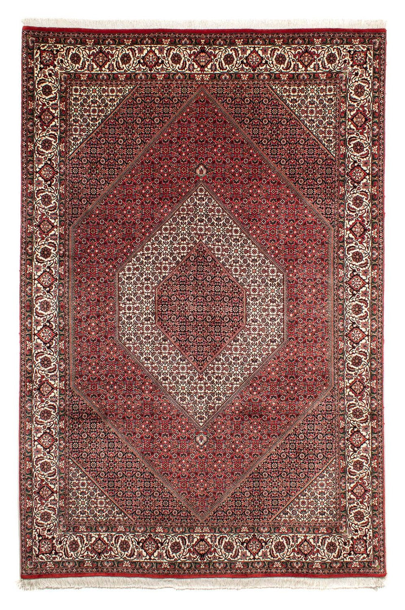 Alfombra persa - Bidjar - 302 x 204 cm - rojo claro