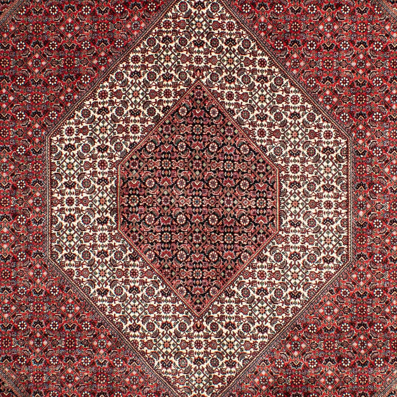 Alfombra persa - Bidjar - 302 x 204 cm - rojo claro