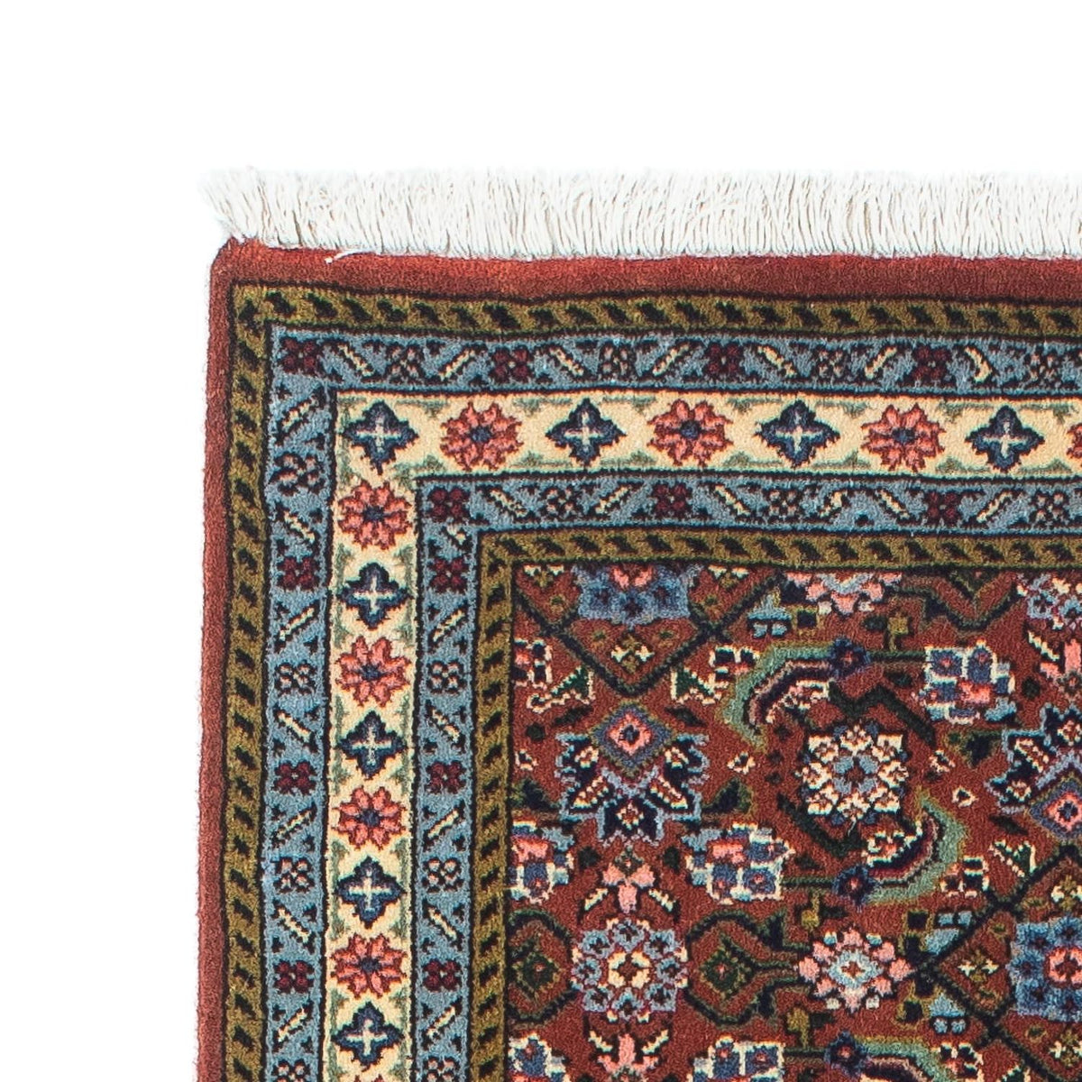 Alfombra de pasillo Alfombra persa - Bidjar - 196 x 48 cm - azul oscuro