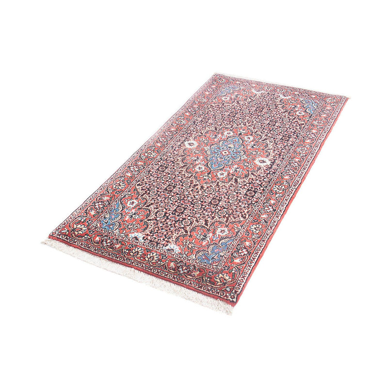 Alfombra persa - Bidjar - 141 x 70 cm - rojo claro