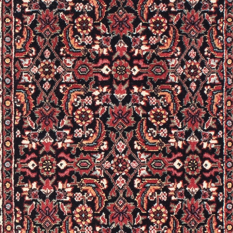 Alfombra de pasillo Alfombra persa - Bidjar - 195 x 48 cm - azul oscuro