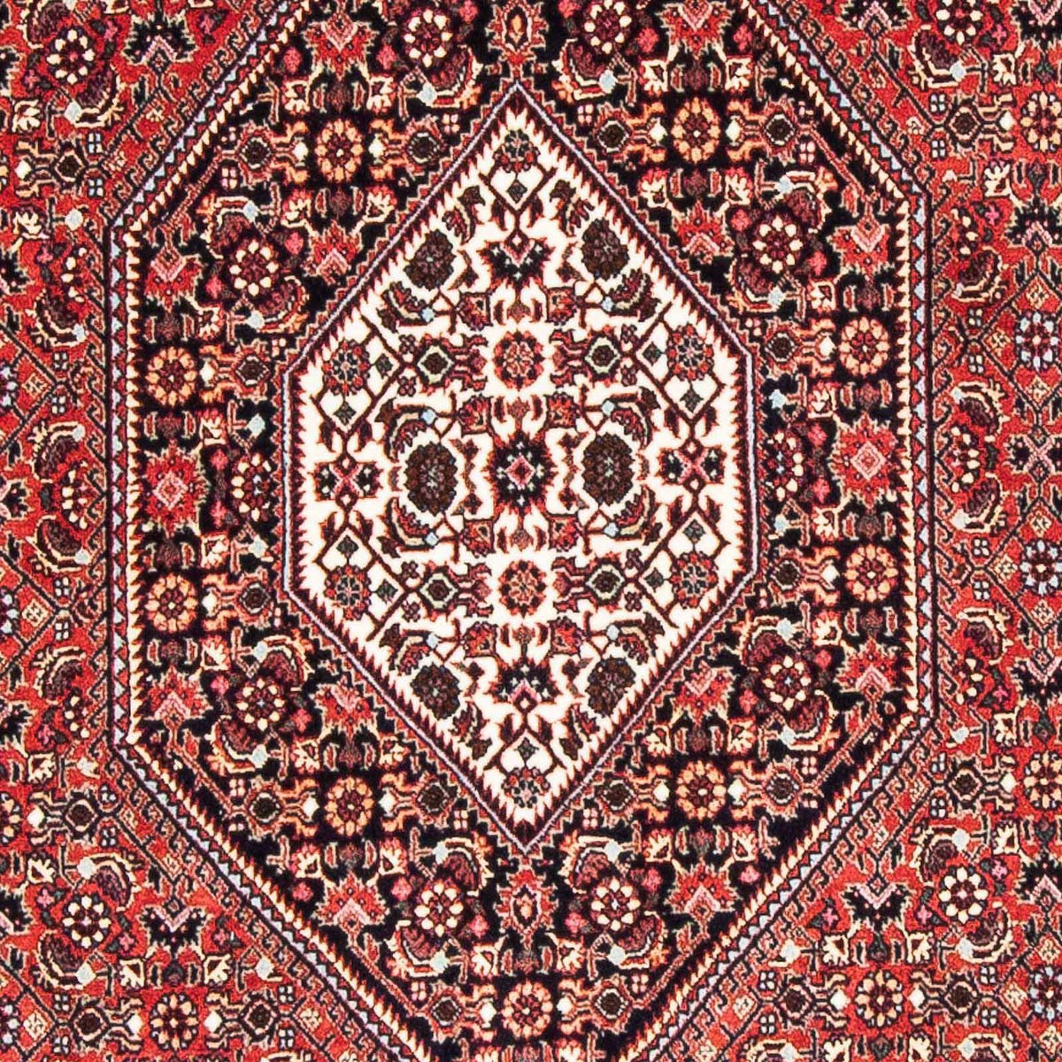 Alfombra persa - Bidjar - 178 x 108 cm - rojo