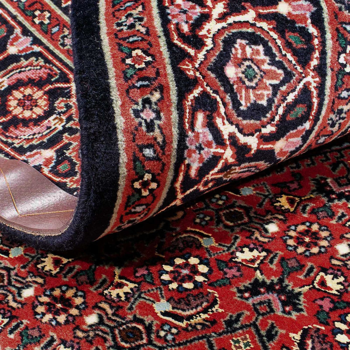 Alfombra persa - Bidjar - 178 x 108 cm - rojo