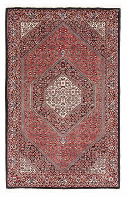 Alfombra persa - Bidjar - 174 x 110 cm - rojo claro