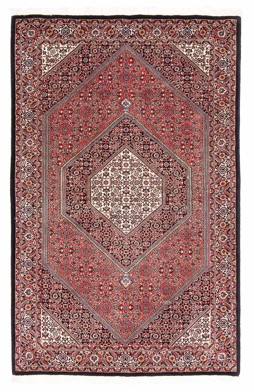 Alfombra persa - Bidjar - 174 x 110 cm - rojo claro
